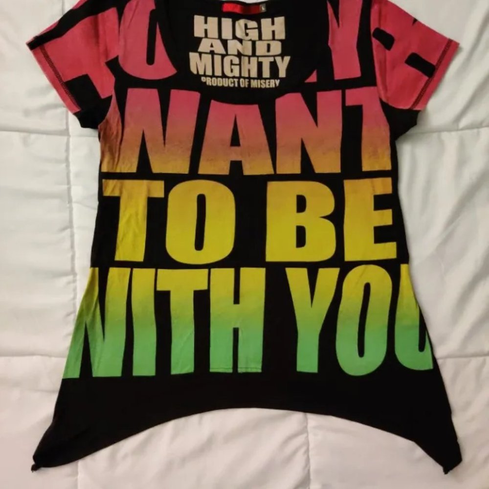 Black Short Sleeved Top